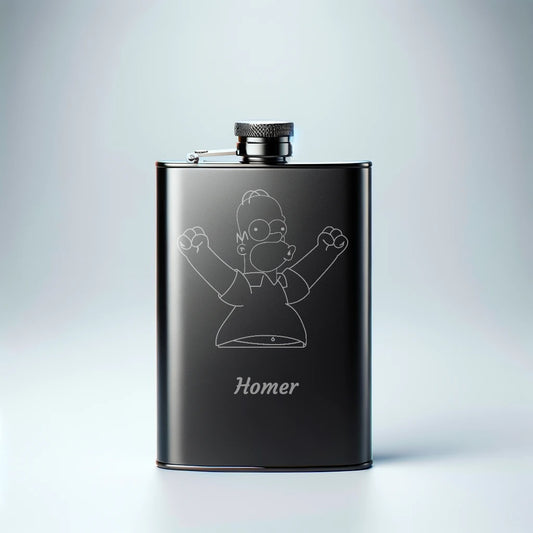 Engraved Flask