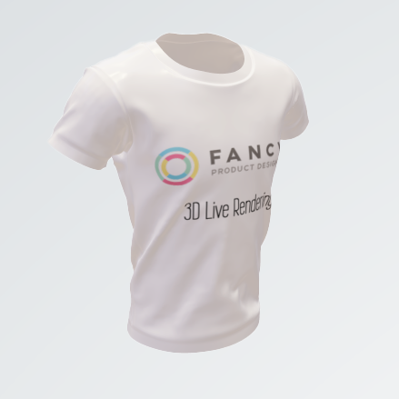 T-Shirt Round Neck Male - 3D Preview